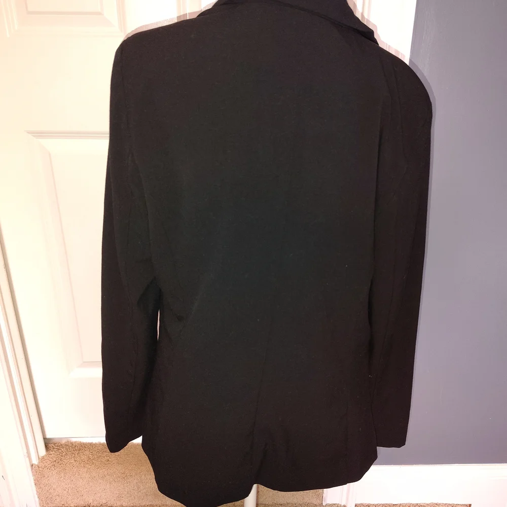 Candie's Black Open-Front‎ Women's Blazer